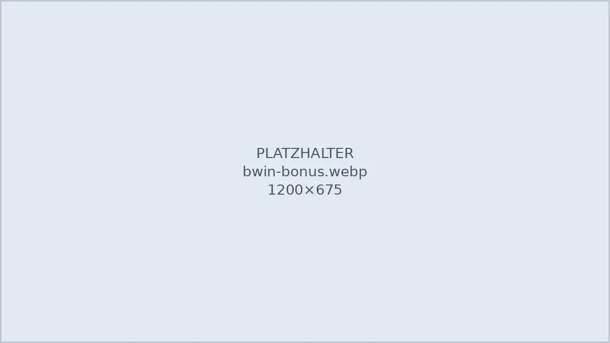 Willkommensangebot von bwin für Slots: 100 Prozent bis 100 Euro