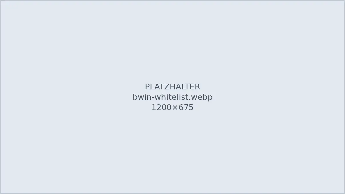 Einträge von bwin in der GGL-Whitelist für Sportwetten, Automatenspiele und Poker
