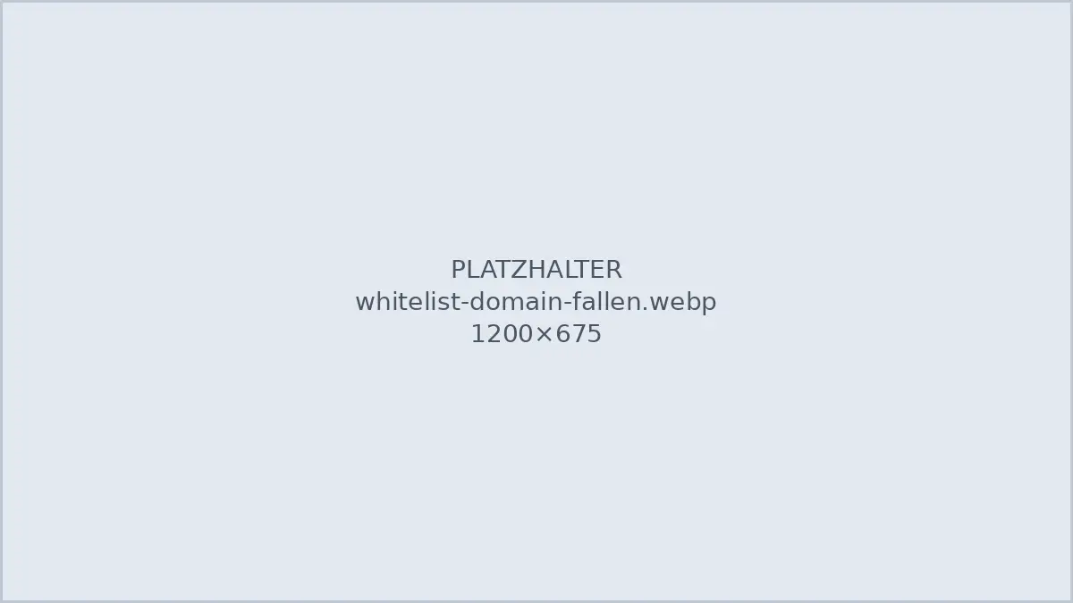 Typische Fallen bei der Whitelist-Prüfung: ähnliche Domains, falsche Glücksspielart, andere Endung
