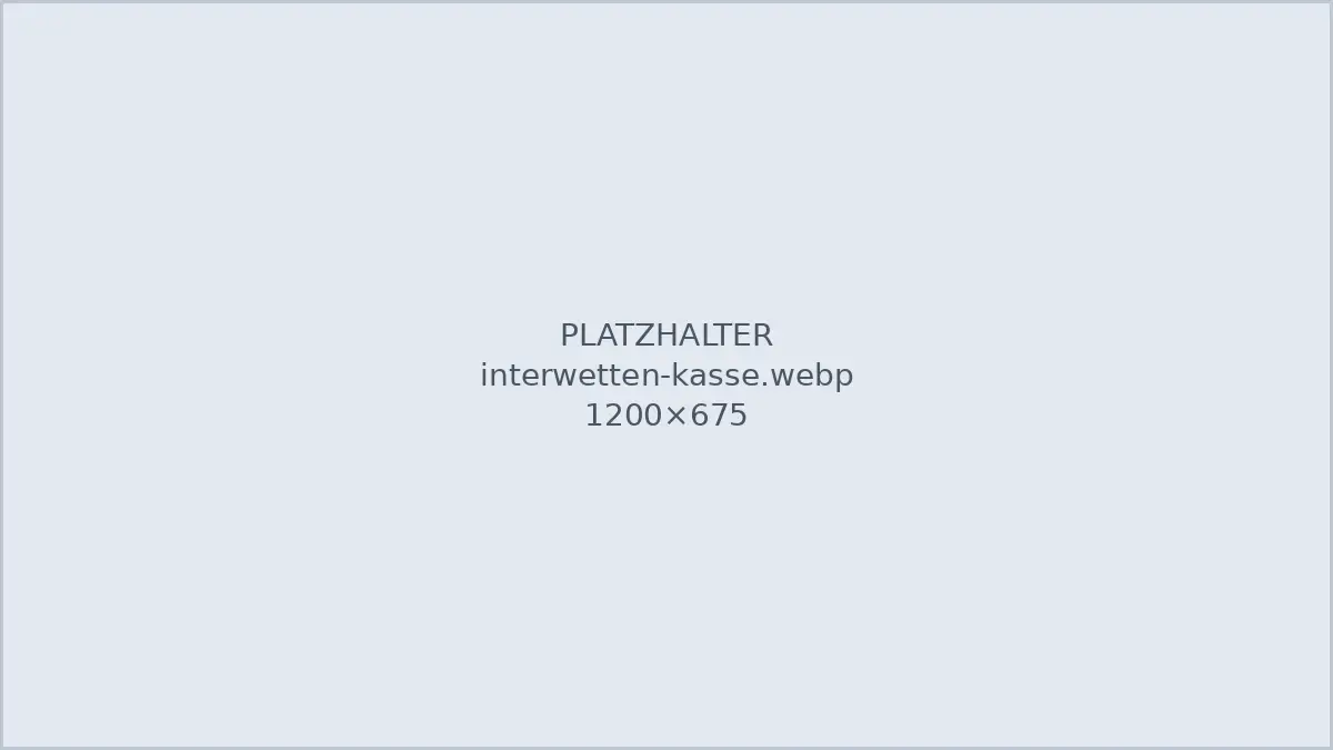 Kasse bei Interwetten mit Ein- und Auszahlungsmethoden