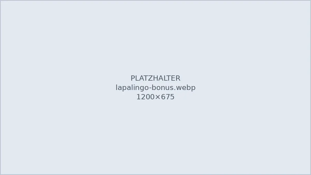 Willkommensbonus von Lapalingo mit 200 Prozent bis 100 Euro und 80 Freispielen