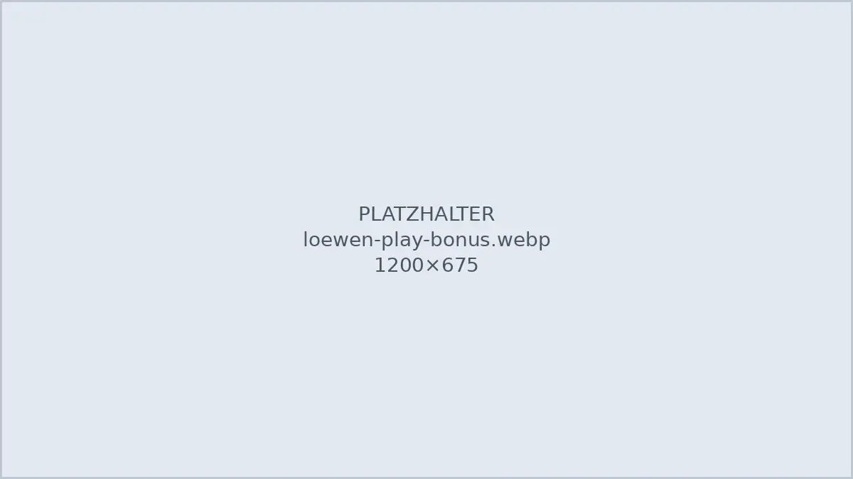 Willkommensbonus von Löwen Play mit Freispiel-Stufen und Bedingungen