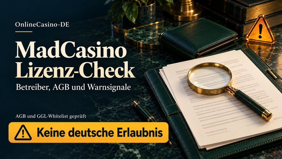 MadCasino Lizenz-Check: Betreiber, AGB und Warnsignale