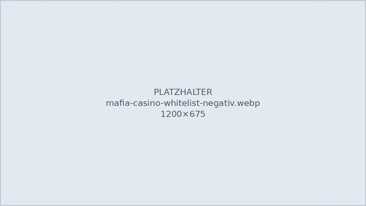 Suche nach Mafia Casino in der GGL-Whitelist ohne Treffer, Stand Oktober 2026