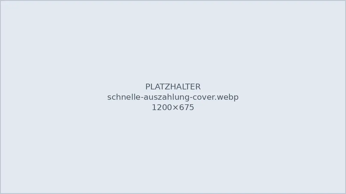 Online Casinos mit schneller Auszahlung: Bearbeitungszeiten legaler Spielotheken