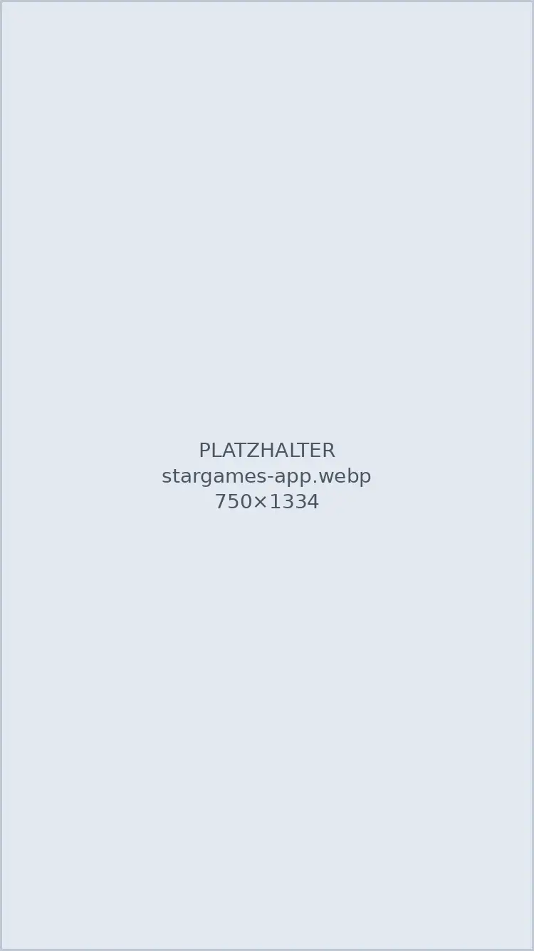 StarGames App auf dem Smartphone