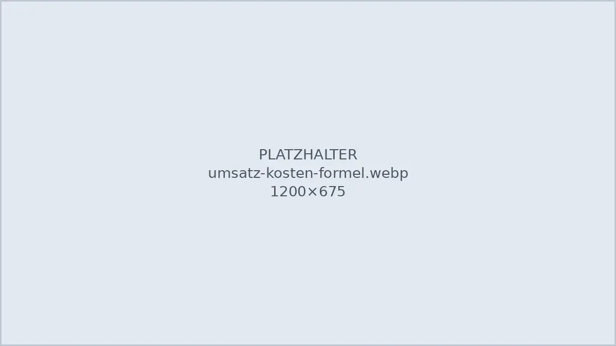 Formel: rechnerischer Verlust gleich Umsatz mal Hausvorteil